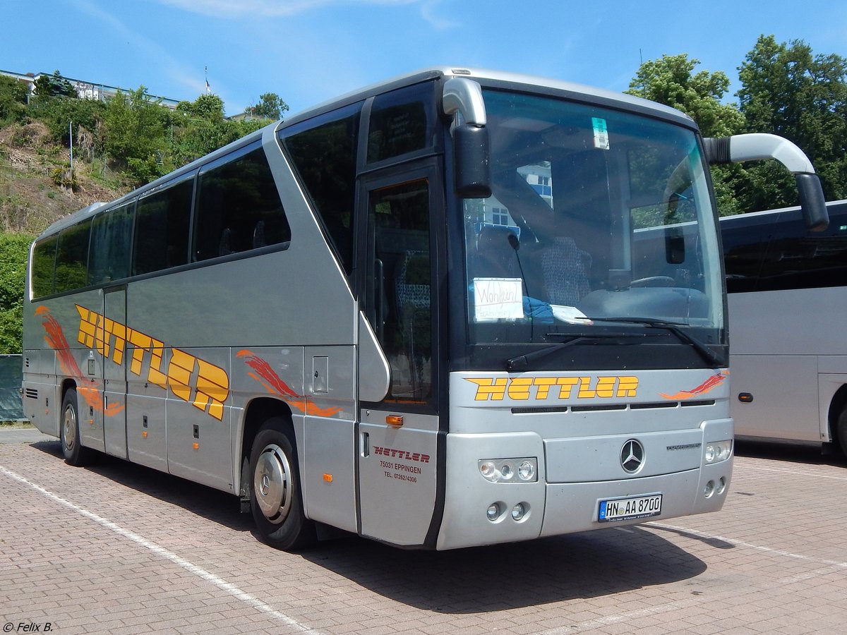 Mercedes Tourismo von Hettler aus Deutschland im Stadthafen Sassnitz am 11.06.2017