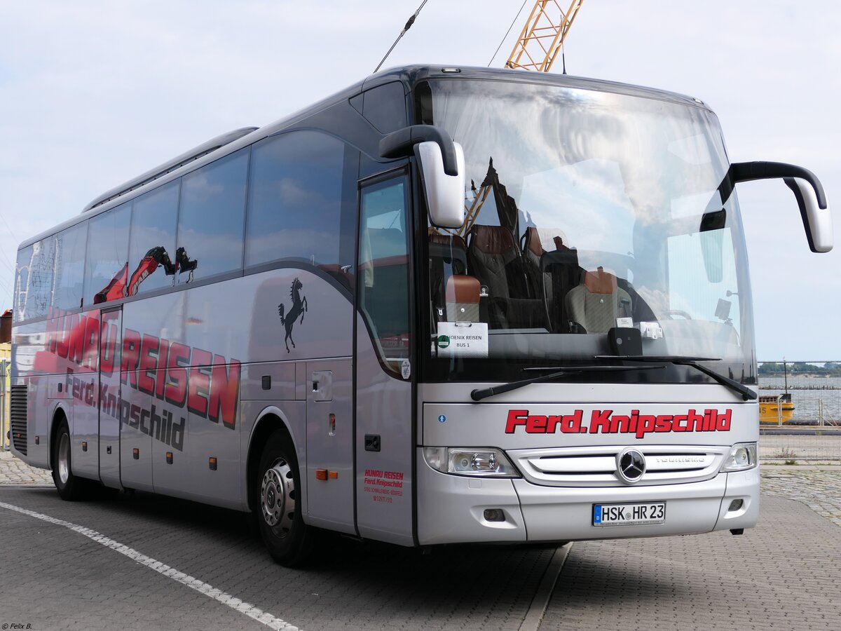 Mercedes Tourismo von Hunau Reisen - Knipschild aus Deutschland in Stralsund am 05.09.2021