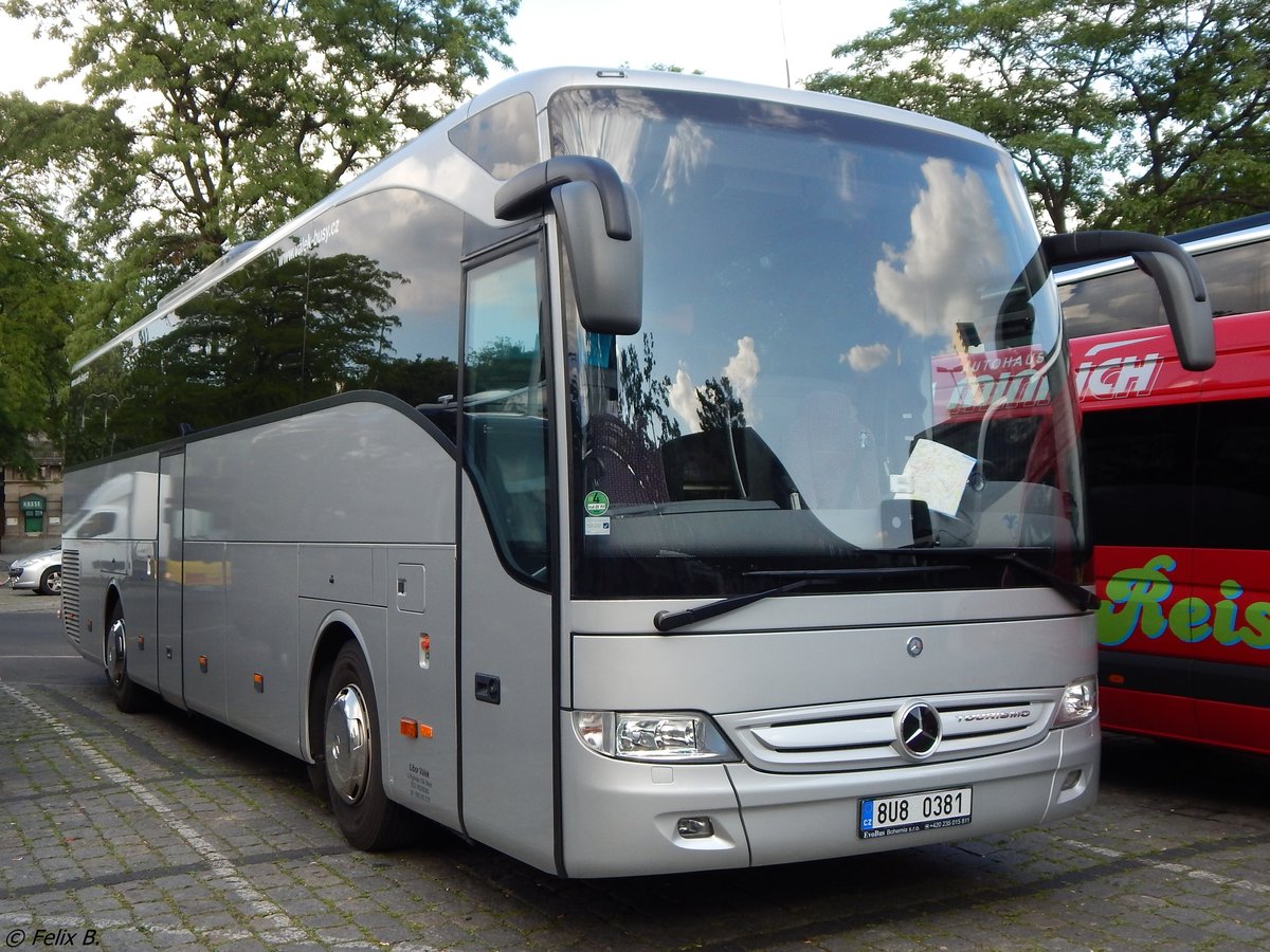 Mercedes Tourismo von Jolly trans aus Tschechien in Berlin am 09.06.2016