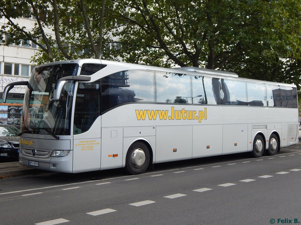 Mercedes Tourismo von Lutur aus Polen in Berlin am 24.08.2015