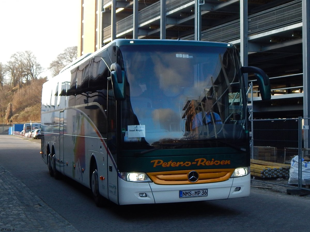 Mercedes Tourismo von Peters-Reisen aus Deutschland in Sassnitz am 27.12.2014