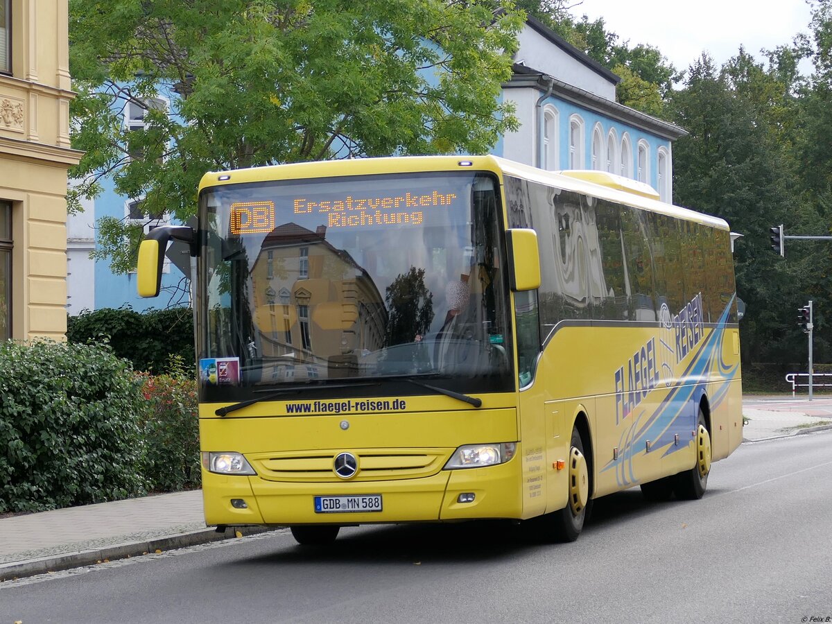 Mercedes Tourismo RH von Flaegel Reisen aus Deutschland in Neubrandenburg am 10.10.2020