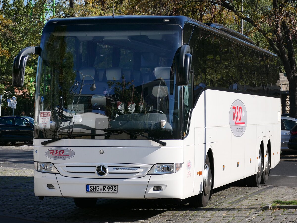 Mercedes Tourismo von Rottmann & Spannuth Omnibusverkehre aus Deutschland in Berlin am 10.10.2021