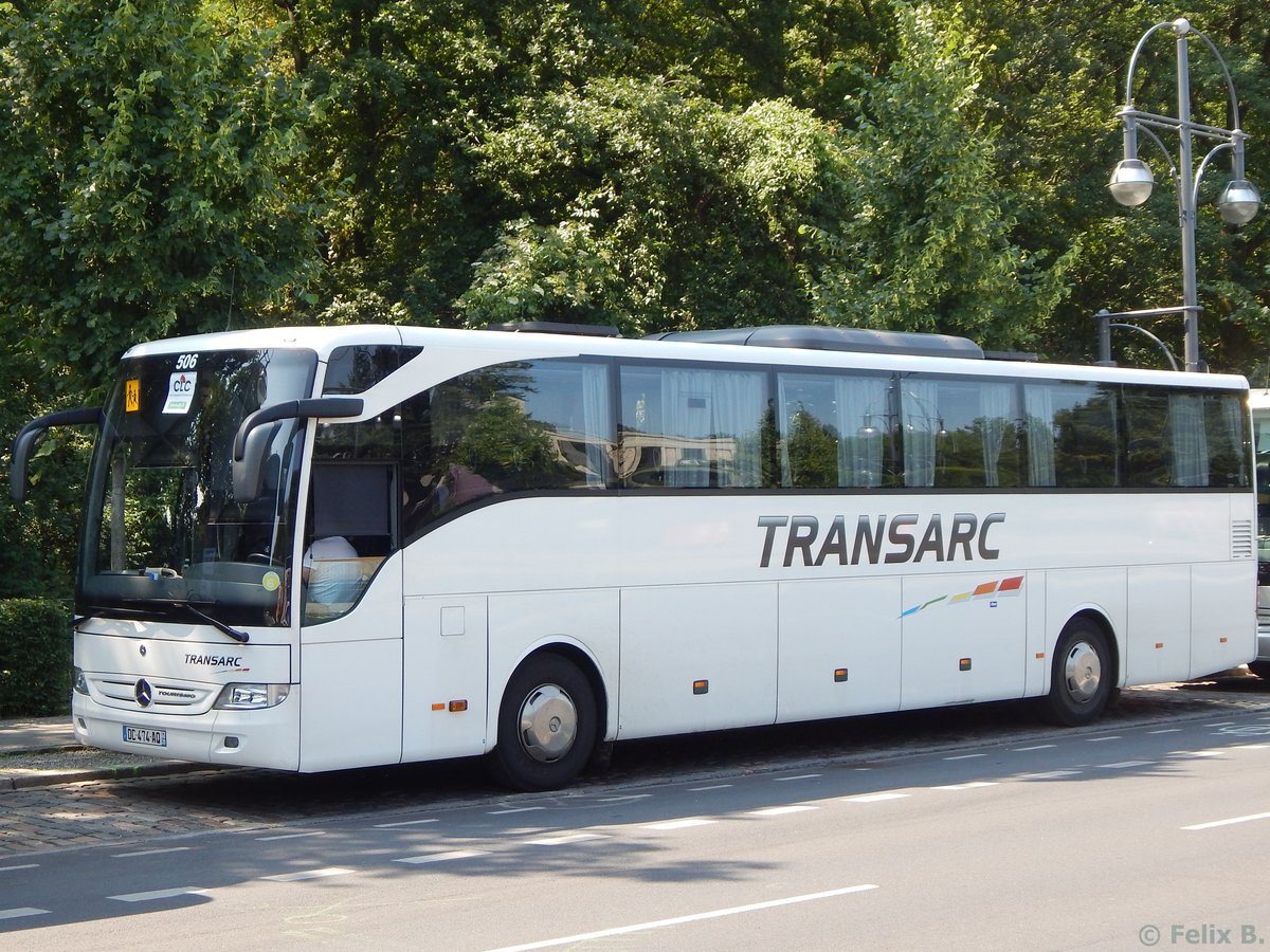 Mercedes Tourismo von Transarc aus Frankreich in Berlin am 08.06.2016