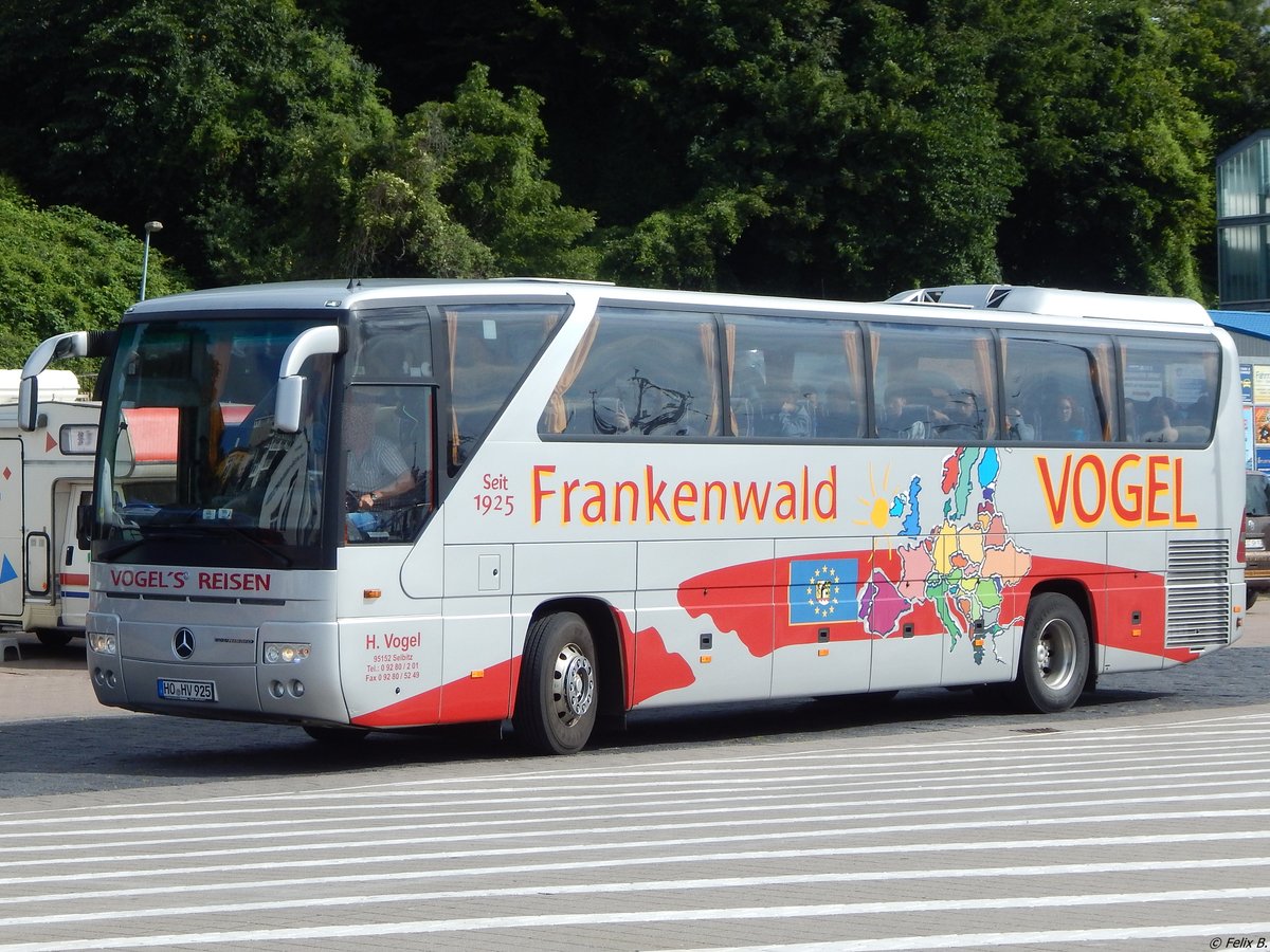 Mercedes Tourismo von Vogel aus Deutschland im Stadthafen Sassnitz am 19.07.2016