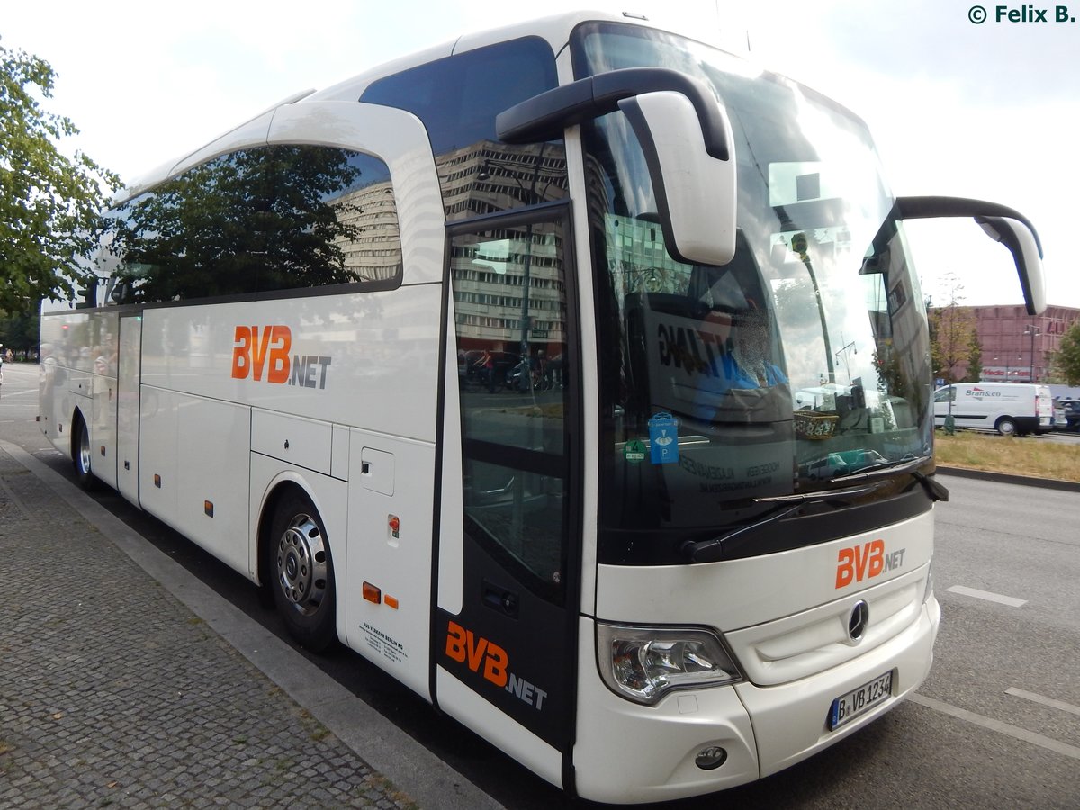 Mercedes Travego von BVB.net aus Deutschland in Berlin am 24.08.2015