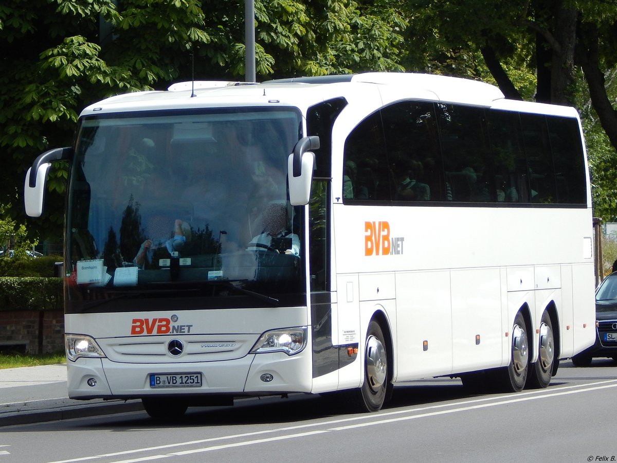 Mercedes Travego von BVB.net aus Deutschland in Stralsund am 24.07.2015