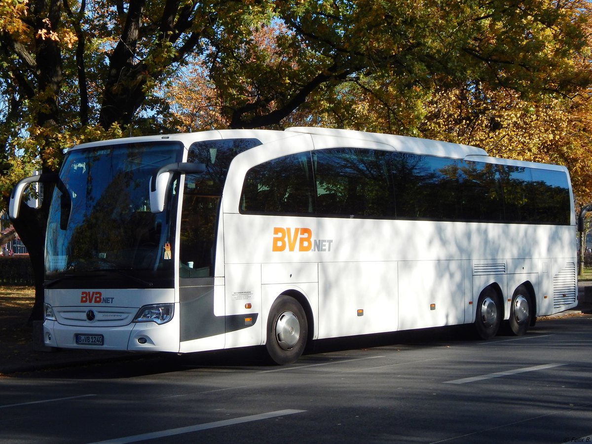 Mercedes Travego von BVB.net aus Deutschland in Berlin am 31.10.2018