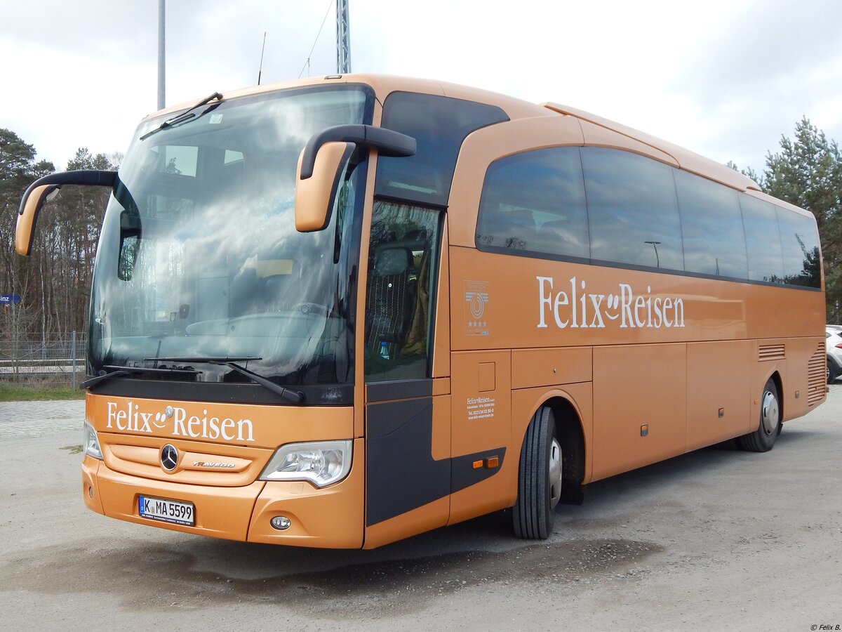 Mercedes Travego von Felix-Reisen aus Deutschland in Binz am 14.04.2019