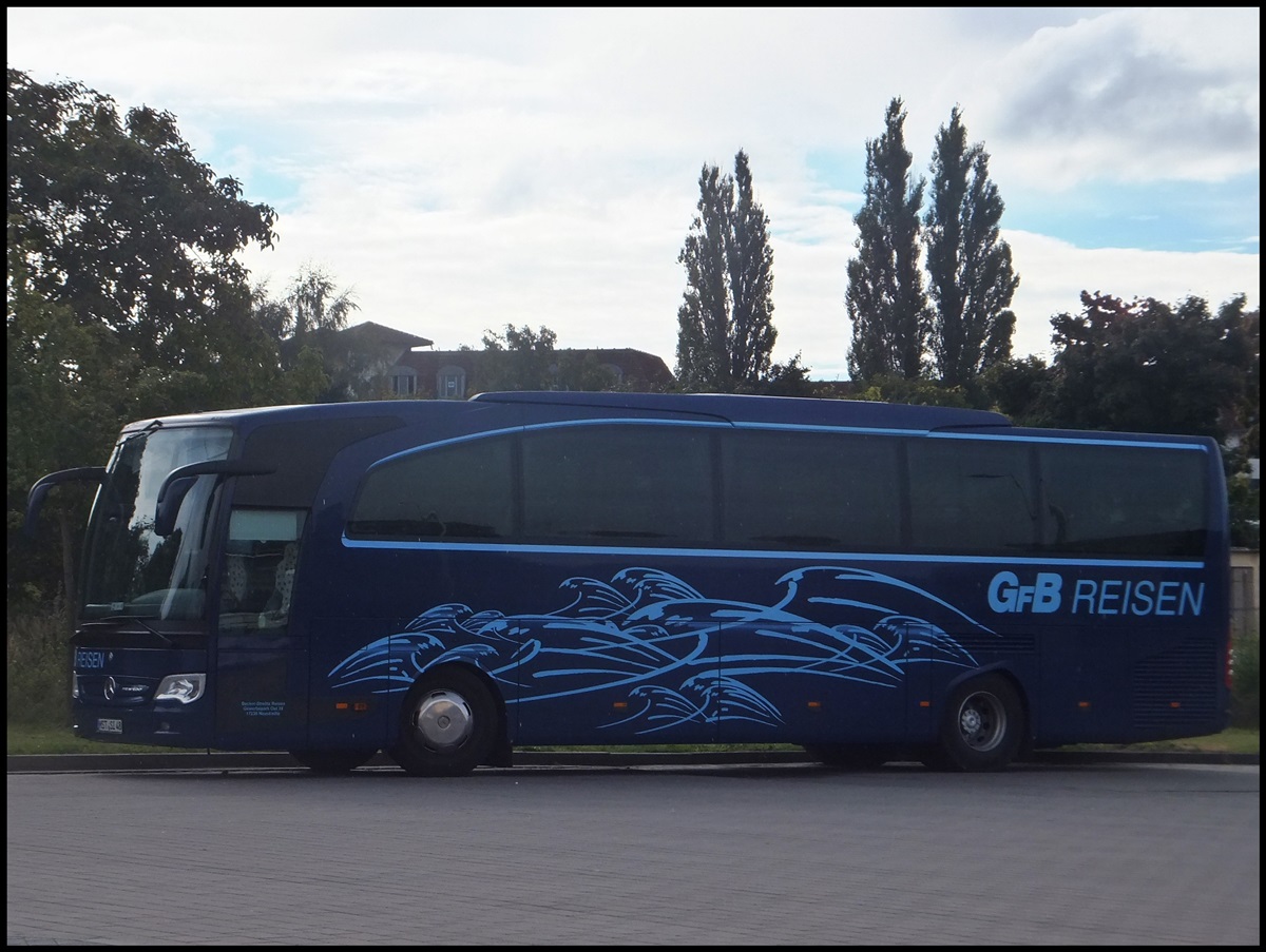 Mercedes Travego von GFB-Reisen aus Deutschland in Bergen am 01.10.2013