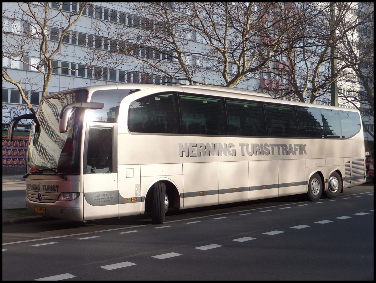 Mercedes Travego von Hering Turisttraffik aus Dnemark in Berlin am 24.04.2013