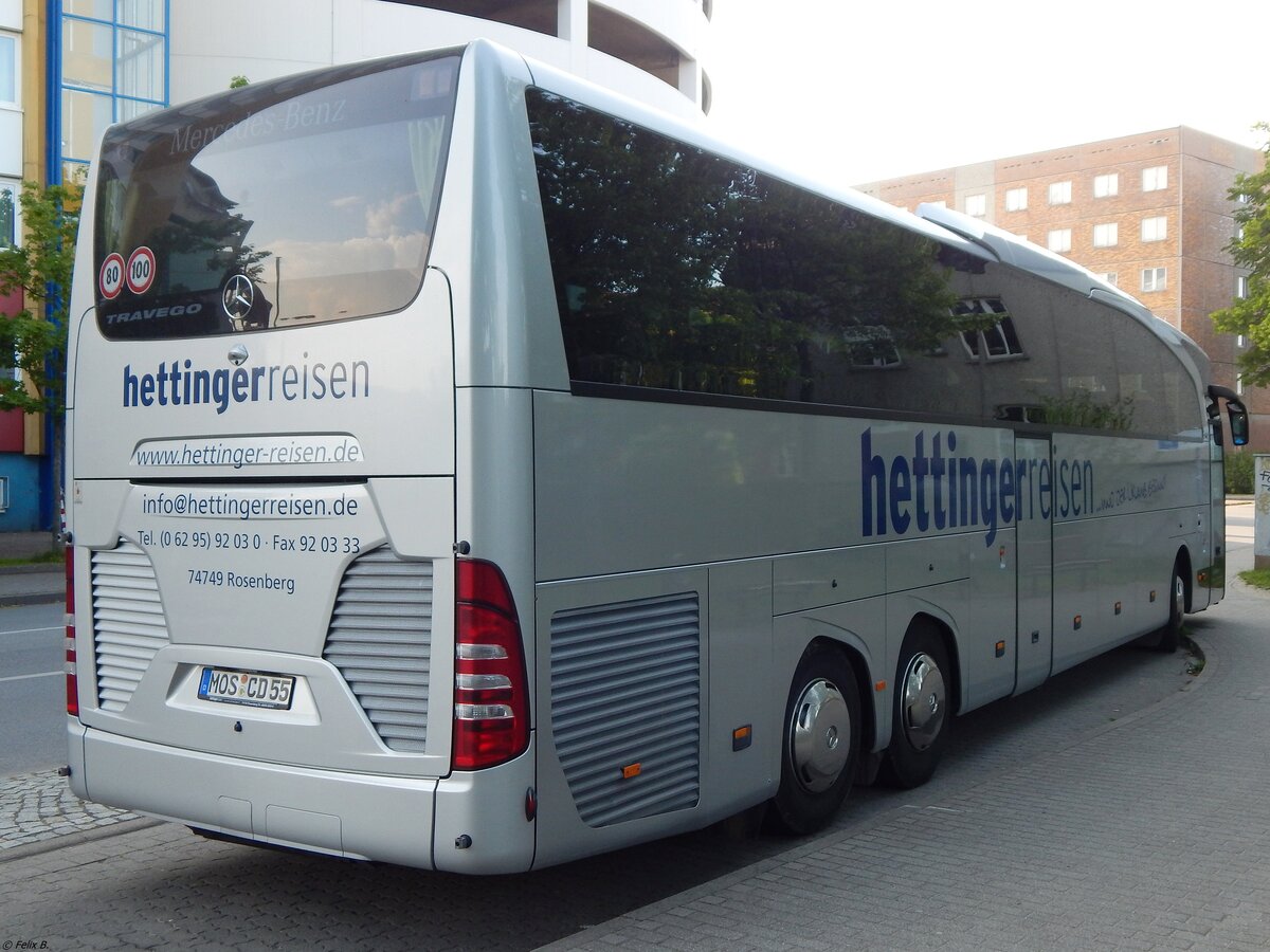Mercedes Travego von Hettinger aus Deutschland in Neubrandenburg am 18.05.2019