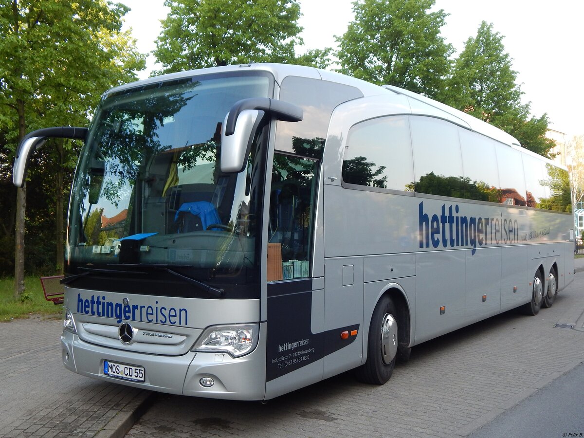 Mercedes Travego von Hettinger aus Deutschland in Neubrandenburg am 18.05.2019