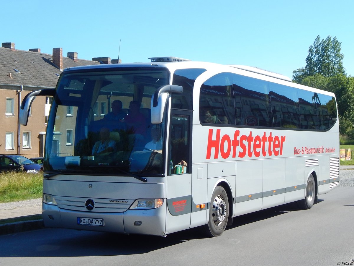 Mercedes Travego von Hofstetter aus Deutschland in Sassnitz am 01.07.2015
