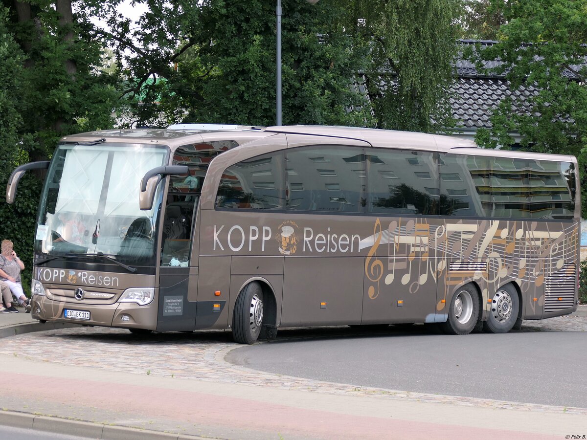Mercedes Travego von Kopp Reisen (ex Klemens Reisen/D) aus Deutschland in Binz am 29.06.2020