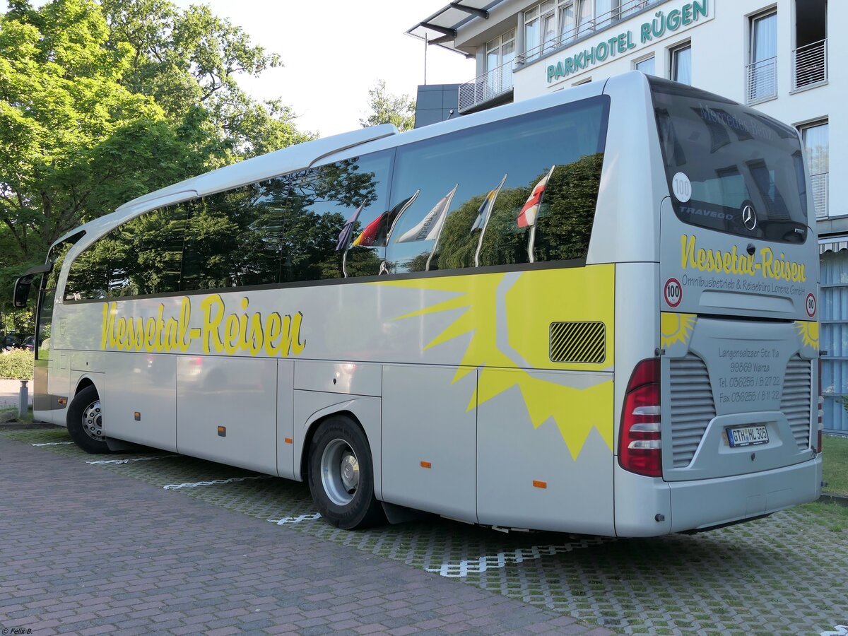 Mercedes Travego von Nessetal-Reisen aus Deutschland in Bergen am 17.07.2020