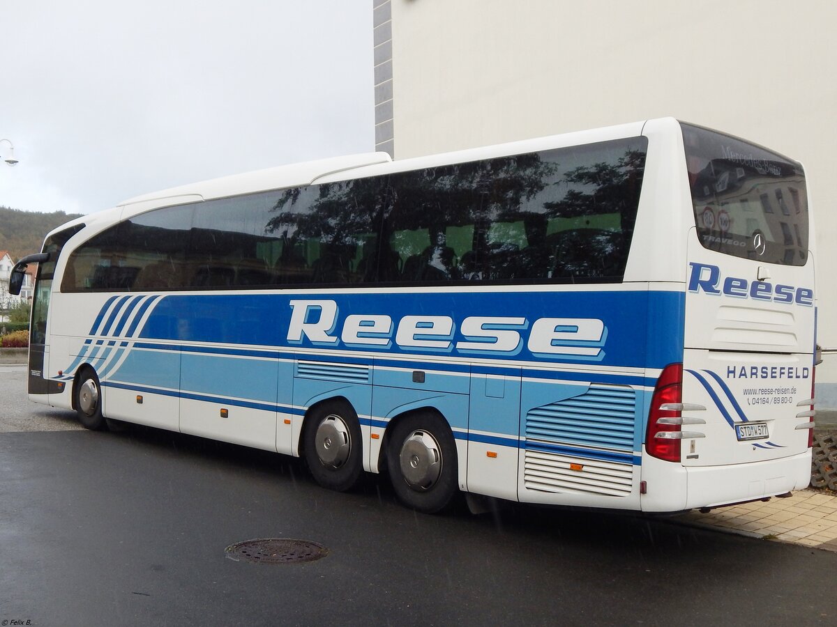 Mercedes Travego von Reese Reisen aus Deutschland in Sassnitz am 06.10.2019