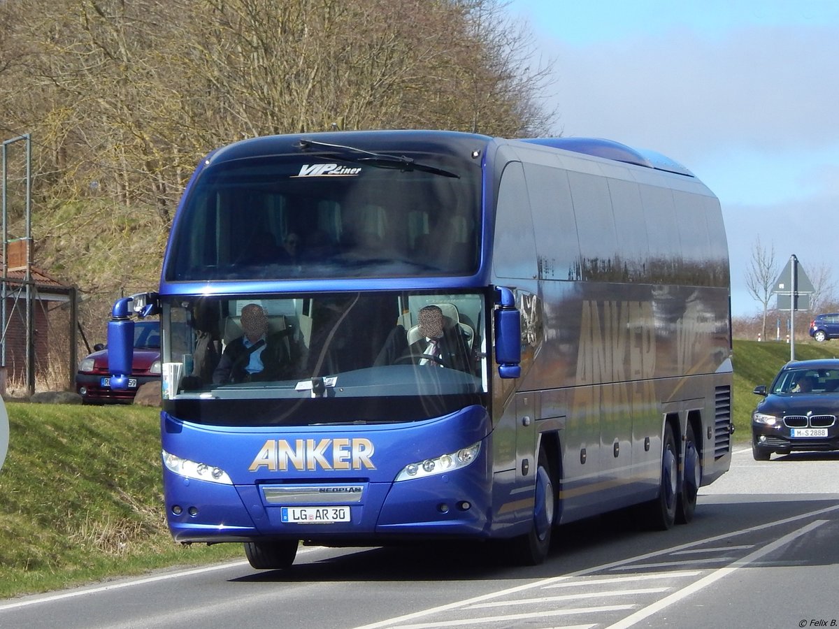 Neoplan Cityliner von Anker aus Deutschland in Sassnitz am 03.04.2015