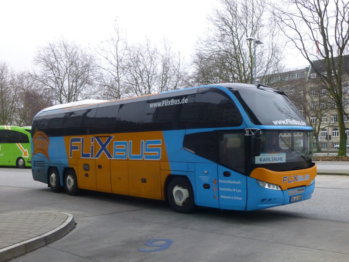 Neoplan Cityliner C  FlixBus - Schack , Hamburg ZOB 19.01.2014