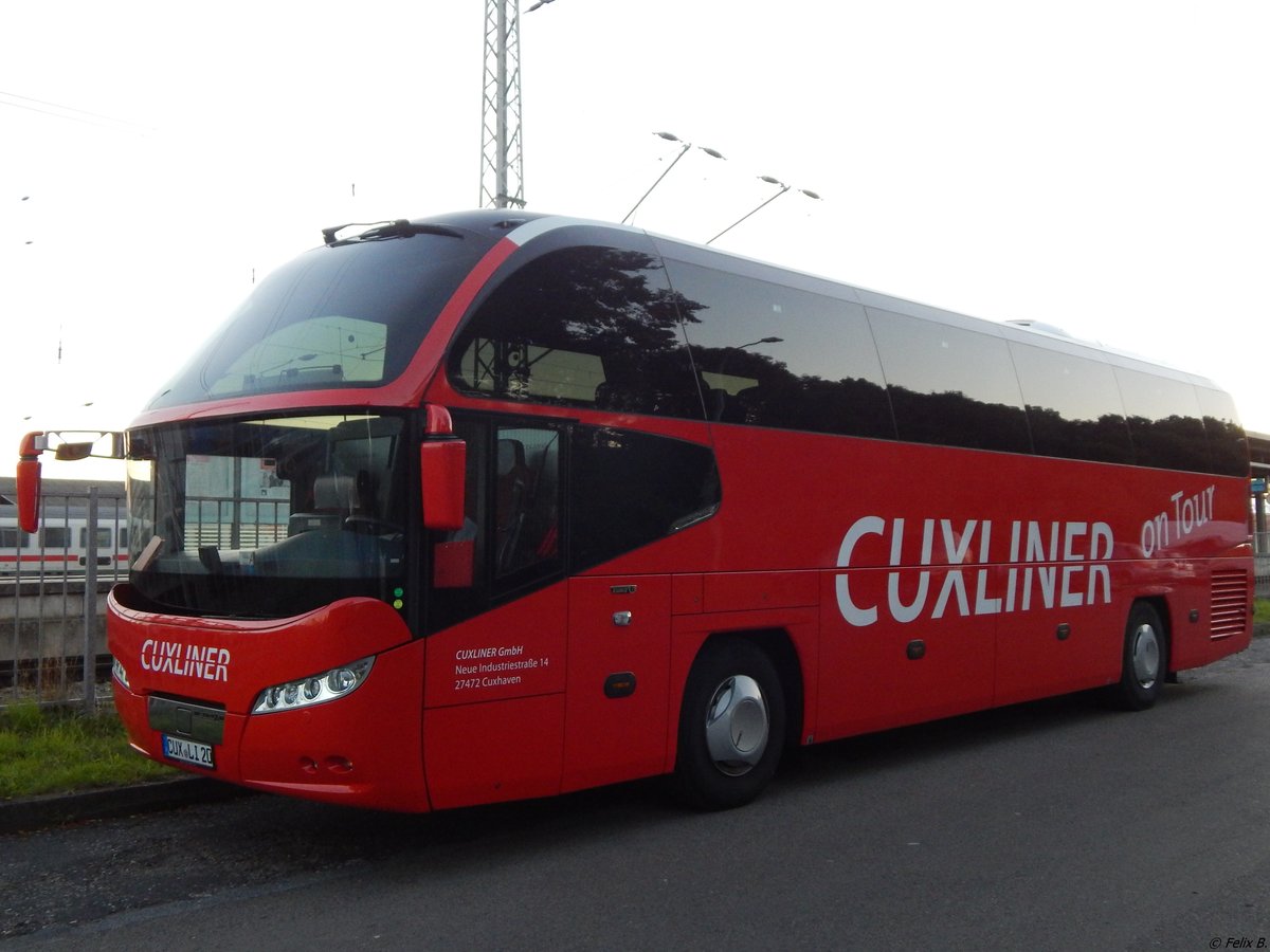 Neoplan Cityliner von Cuxliner aus Deutschland in Stralsund am 02.08.2016