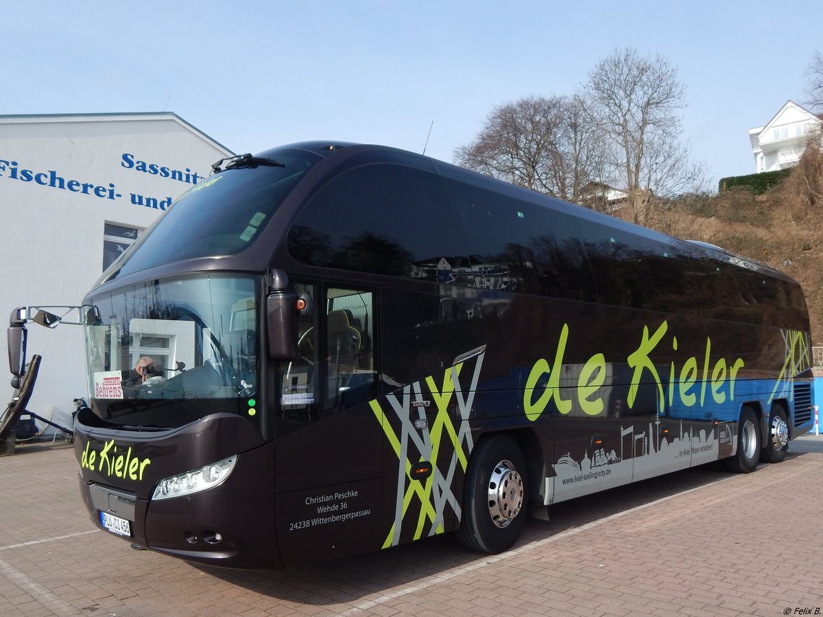 Neoplan Cityliner von De Kieler aus Deutschland im Stadthafen Sassnitz am 14.03.2015