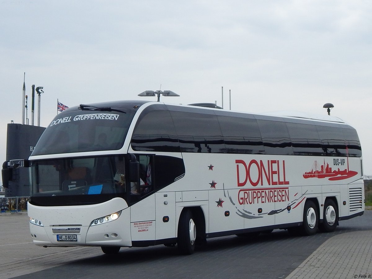 Neoplan Cityliner von Donell Gruppenreisen aus Deutschland im Stadthafen Sassnitz am 09.05.2015