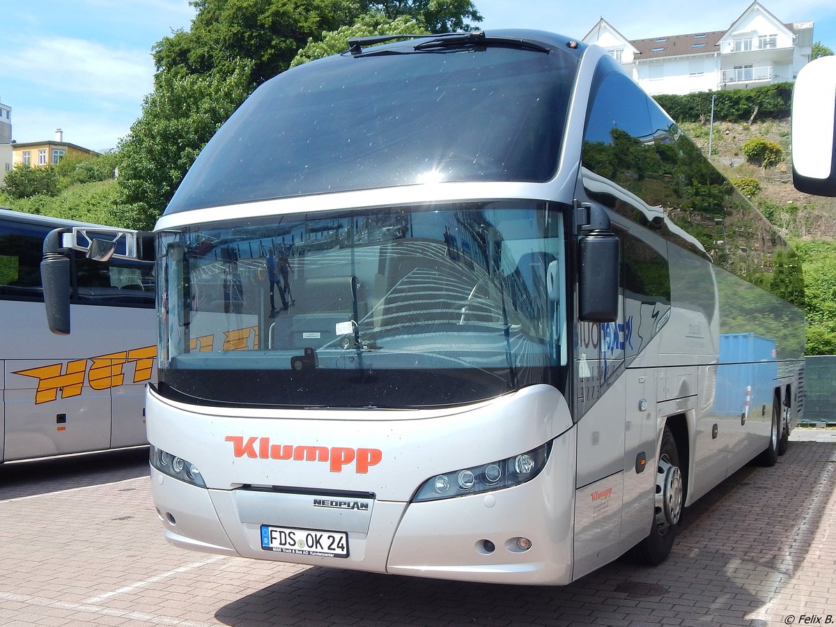 Neoplan Cityliner von Klumpp aus Deutschland im Stadthafen Sassnitz am 11.06.2017