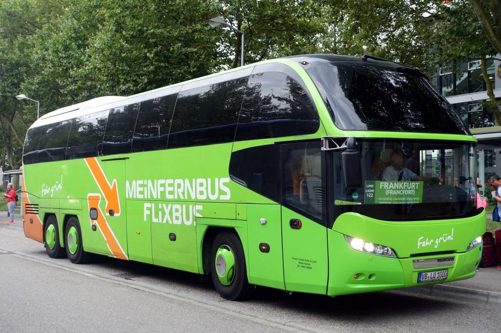 Neoplan Cityliner N 1217 C  MeinFernbus FlixBus - Schack , Karlsruhe HBf/ZOB 09.08.2016