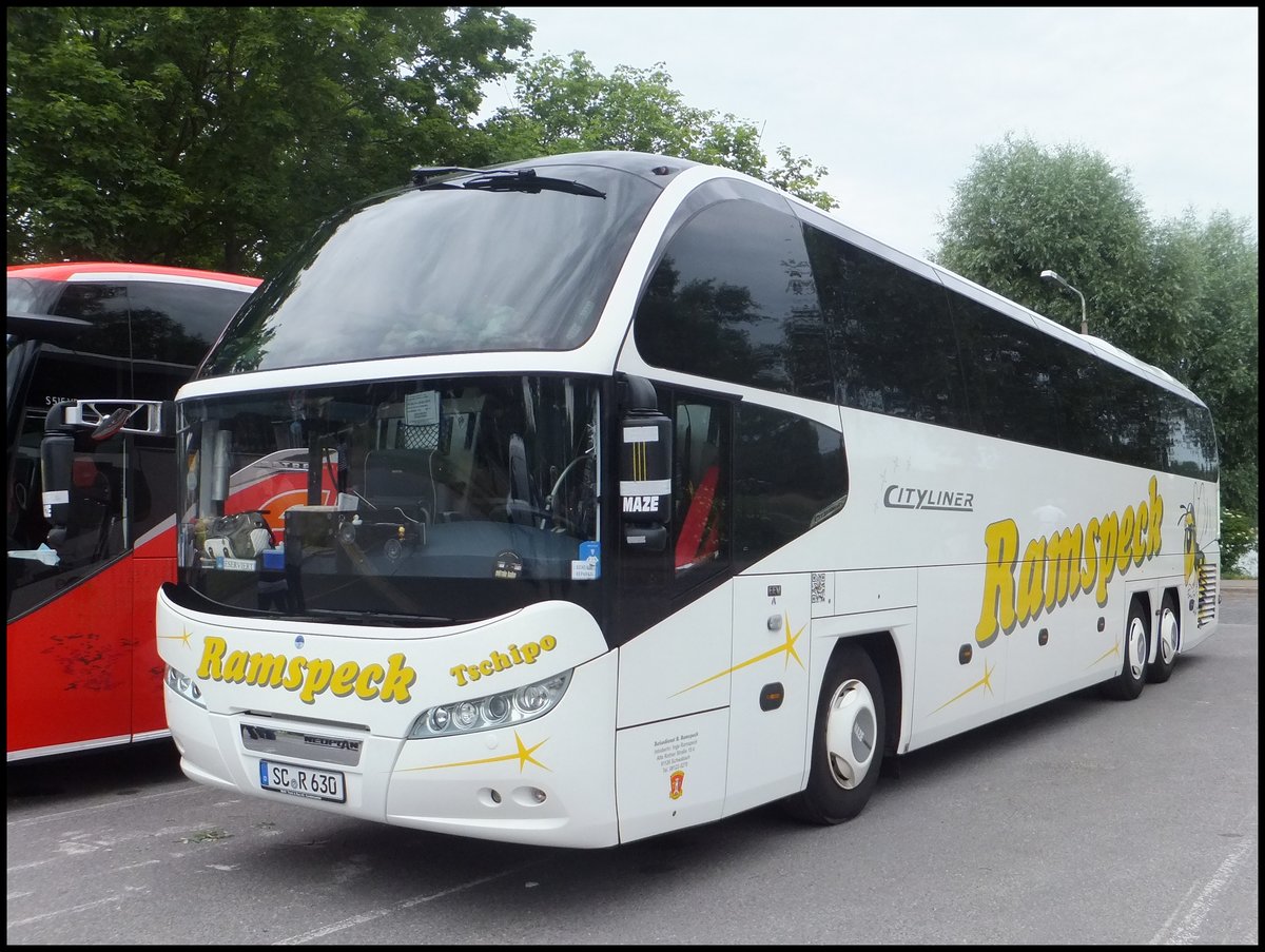 Neoplan Cityliner von Ramspeck aus Deutschland in Stralsund am 10.06.2014