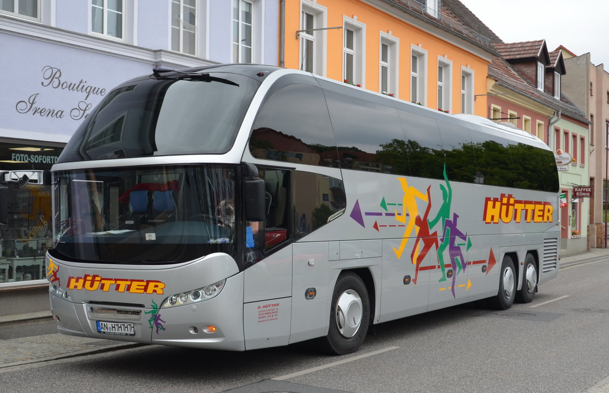 Neoplan  cityliner Reisebus, in Bad Muskau am 12.05.2018