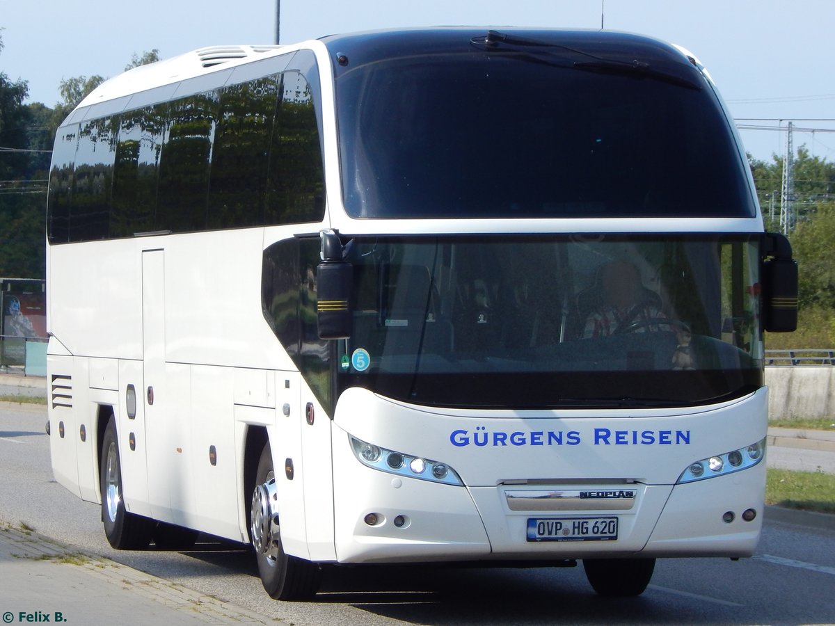 Neoplan Ciytliner von Gürgens Reisen aus Deutschland in Rostock am 14.09.2016