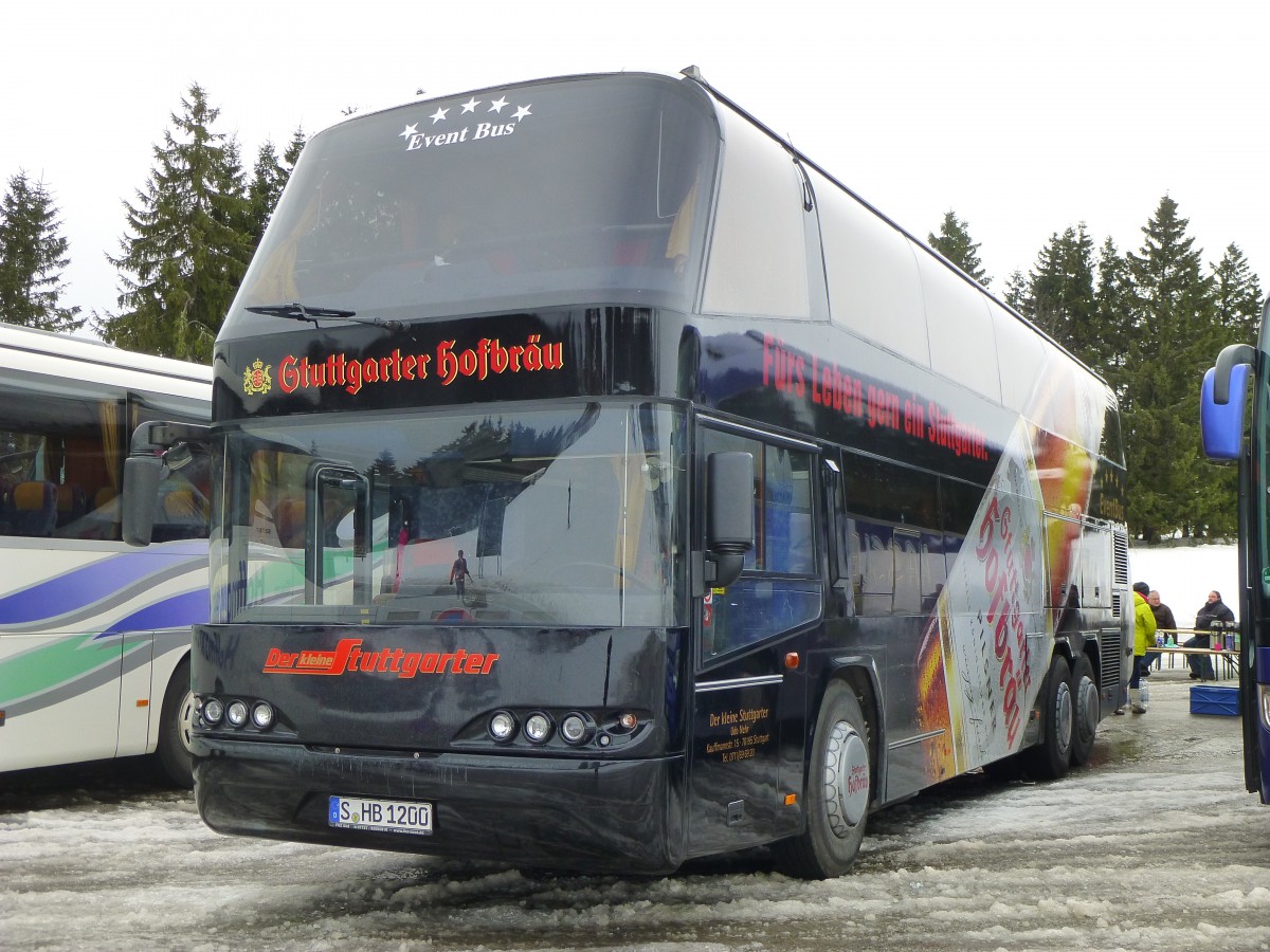 Neoplan Skyliner  Stuttgarter Hofbräu  Eventbus, Feldberg/Schwarzwald 08.02.2014