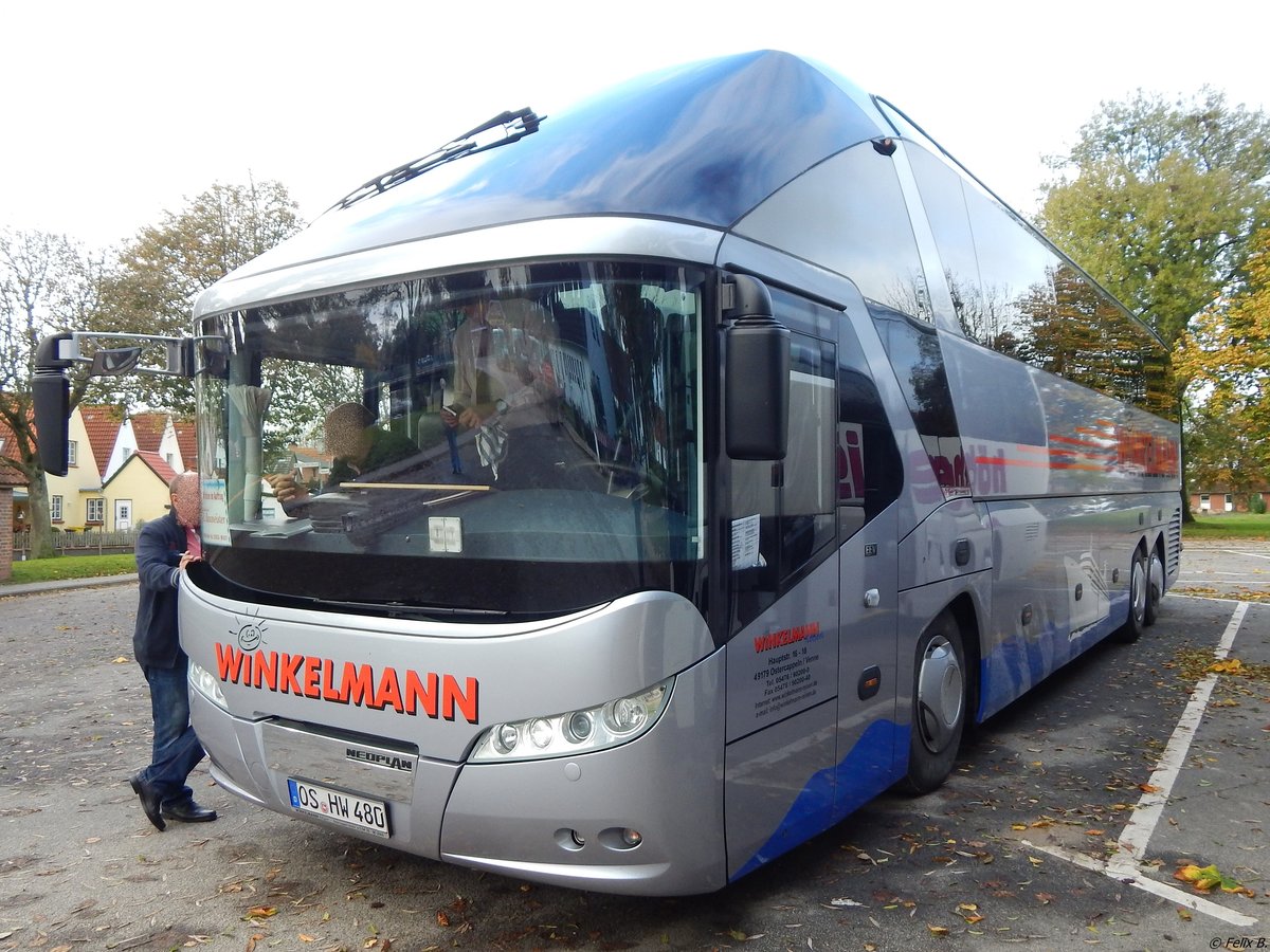 Neoplan Starliner von Winkelmann aus Deutschland in Friedrichstadt am 22.10.2014