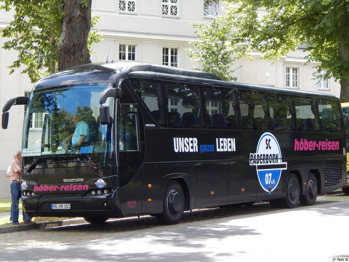 Neoplan Tourliner von Höber-Reisen aus Deutschland in Stralsund am 24.07.2015