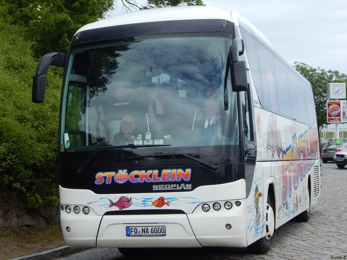 Neoplan Tourliner von Stöcklein aus Deutschland im Stadthafen Sassnitz am 21.06.2015