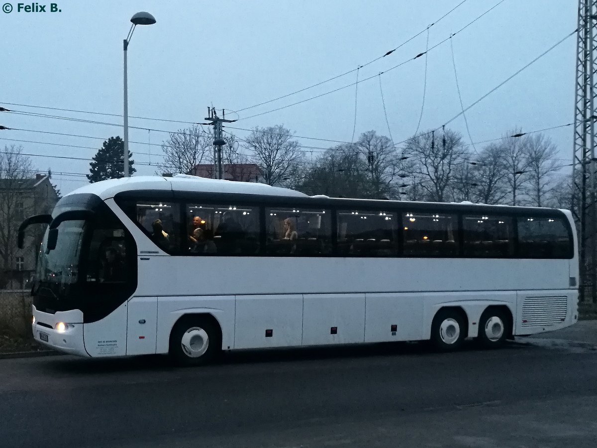 Neoplan Tourliner von Taxi & Busreisen N. Junklewitz aus Deutschland in Greifswald am 04.02.2017