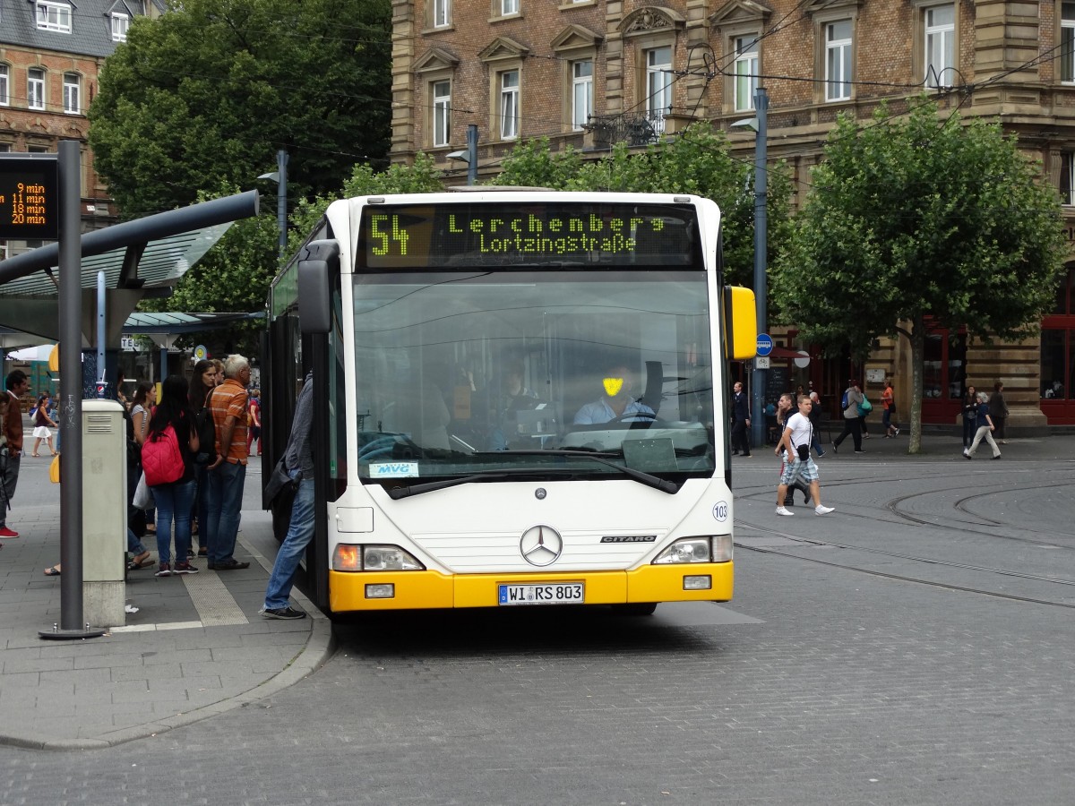 Netinera/Sippel Autobus Mercedes Benz Citaro C1 G am 19.08.15 in Mainz