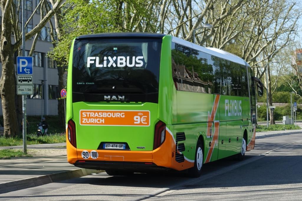 NEUHEIT: MAN Lion's Coach  Flixbus , Karlsruhe HBf/ZOB 19.04.2018