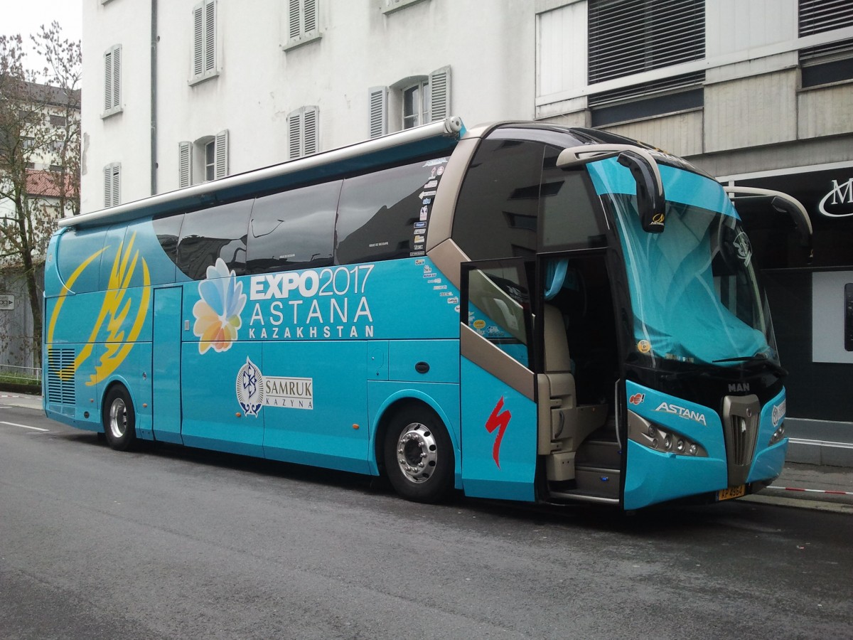 Noge Titanium de l'équipe Astana - Fribourg, Tour de Romandie 2014