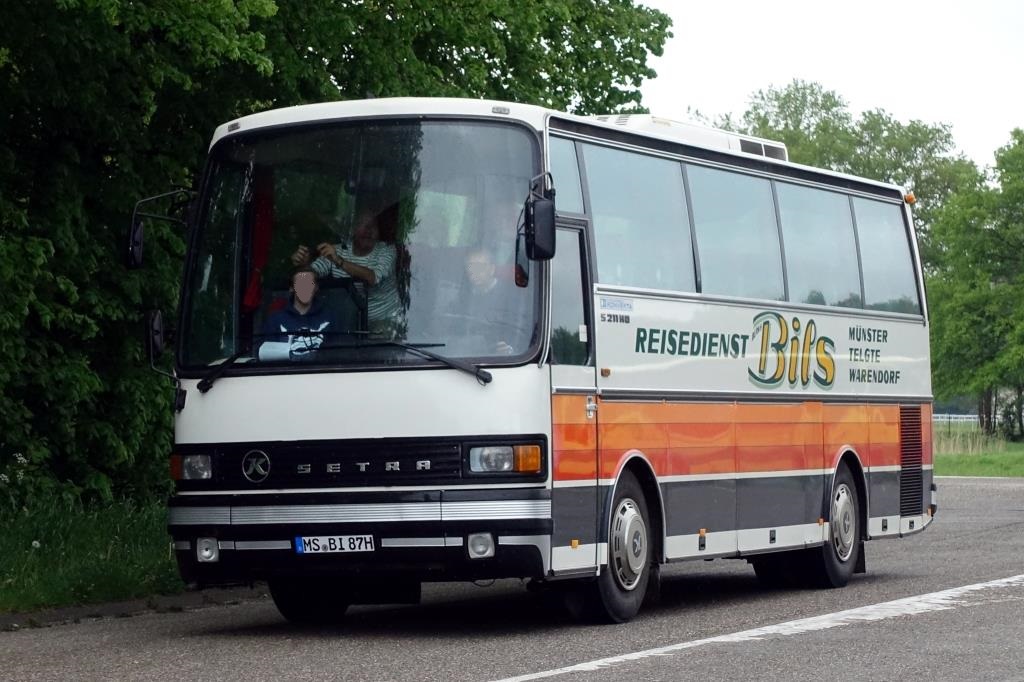 Oldtimer Setra S 211 HD  Bils , 2. Europäisches Oldtimerbustreffen Wissembourg/Elsass 27.04.2019 