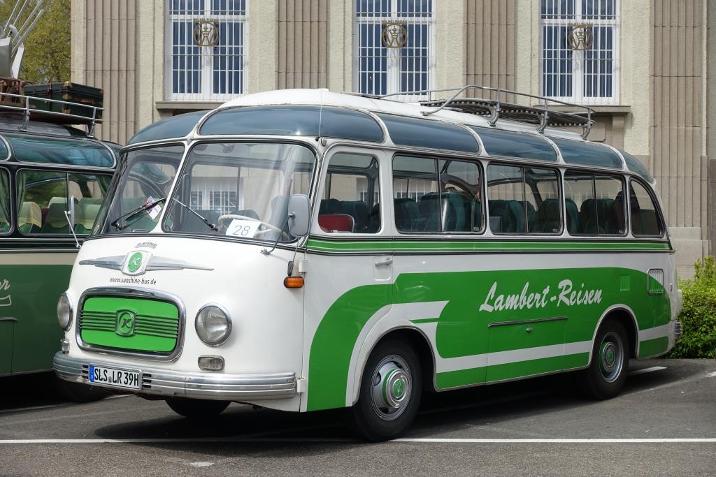 Oldtimer Setra S 6  Lambert , 5. Europatreffen historischer Omnibusse in Speyer 22.04.2017