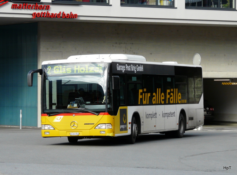 Ortsbus Brig / Postauto - Mercedes Citaro  VS  241963 unterwegs in Brig am 25.10.2013