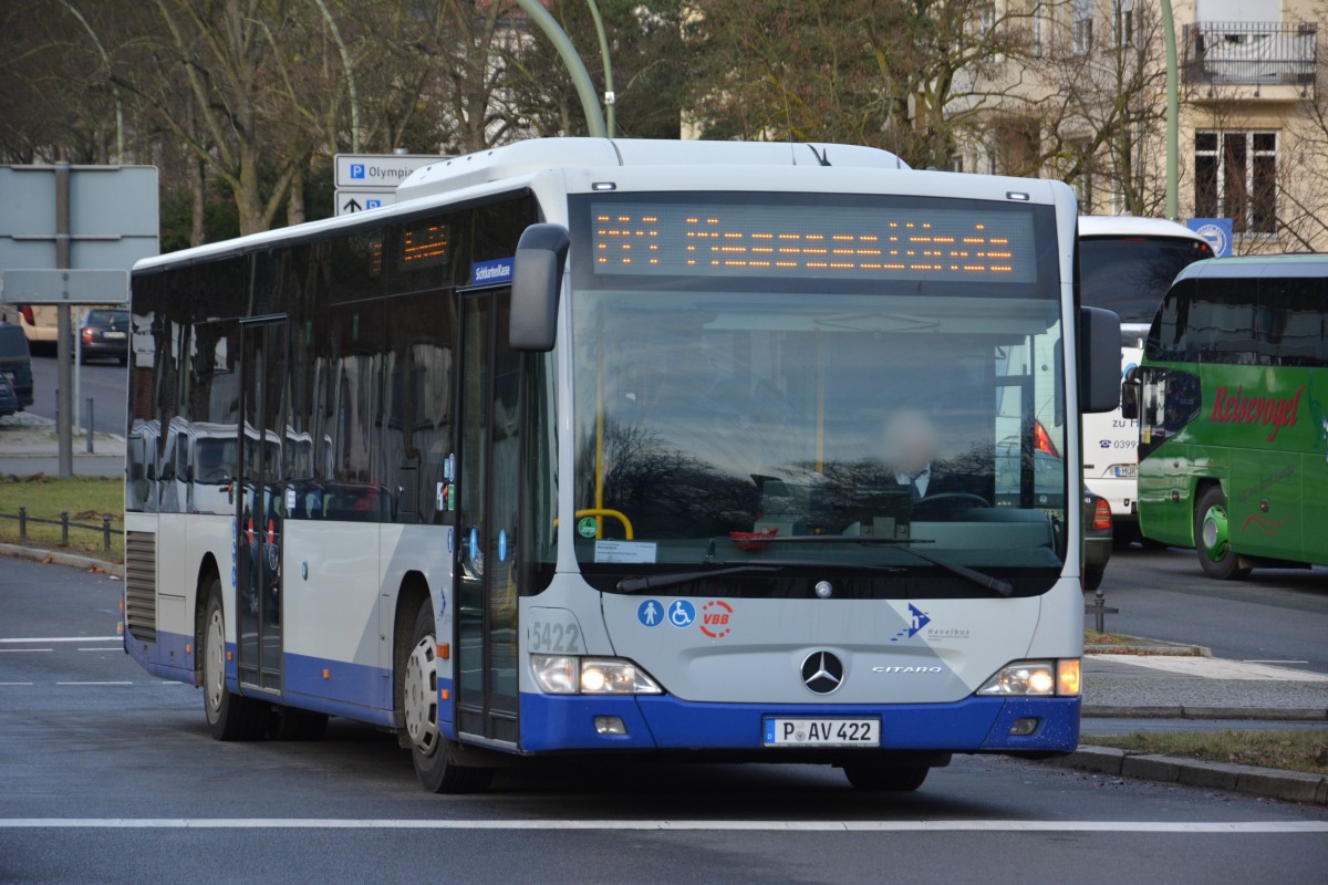 PAV 422 ist am 17.01.2015 unterwegs für die Grüne Woche in Berlin