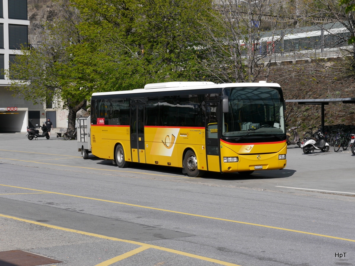 Postauto - Irisbus Crossway  VS  372648 in Brig am 01.04.2017