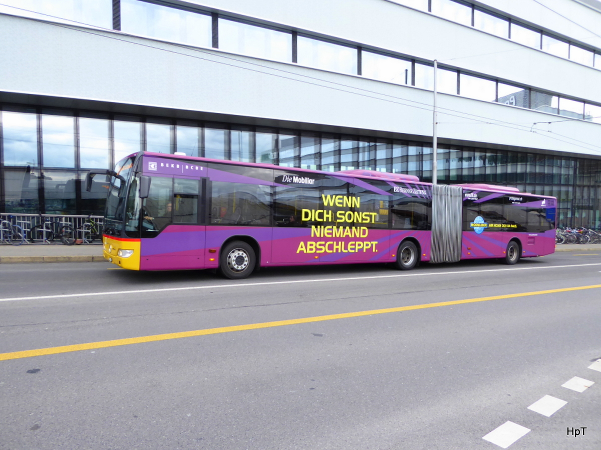 Postauto - Mercedes Citaro  BE  734635 unterwegs in den Strassen der Stadt Bern am 24.05.2016