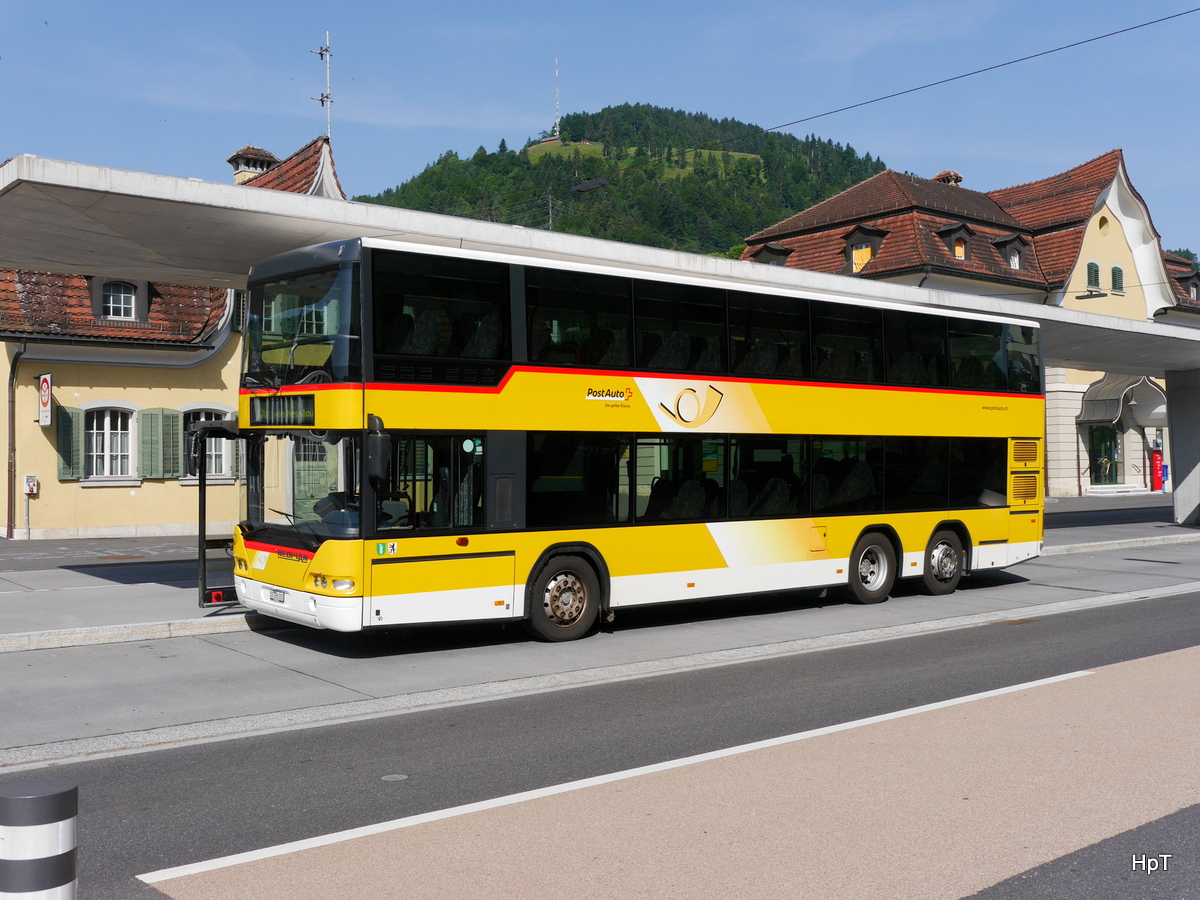 Postauto - Neoplan  SG  296225 in Wattwil am 05.07.2015