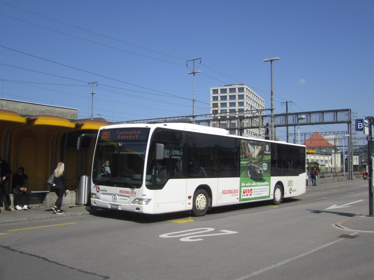 RBL (Eurobus) Nr. 461 (Mercedes Citaro Facelift O530Ü) am 16.5.2020 beim Bhf. Lenzburg