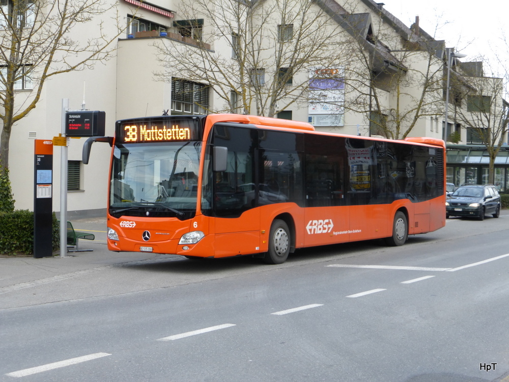 RBS - Mercedes Citaro  Nr.6  BE  535306 in Schönbühl unterwegs auf der L8inie 38 am 25.03.2014