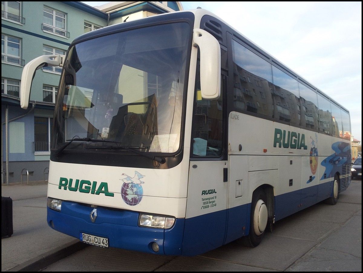 Renault Iliade von Rugia Reisen aus Deutschland in Sassnitz am 19.04.2013