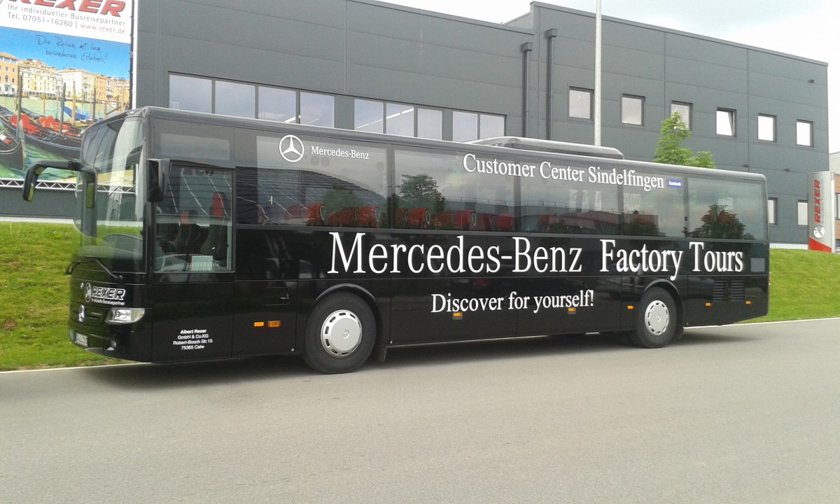 Rexer Reisen am 26.05.2015 Neuer Mercedes Benz Daimler Linie 